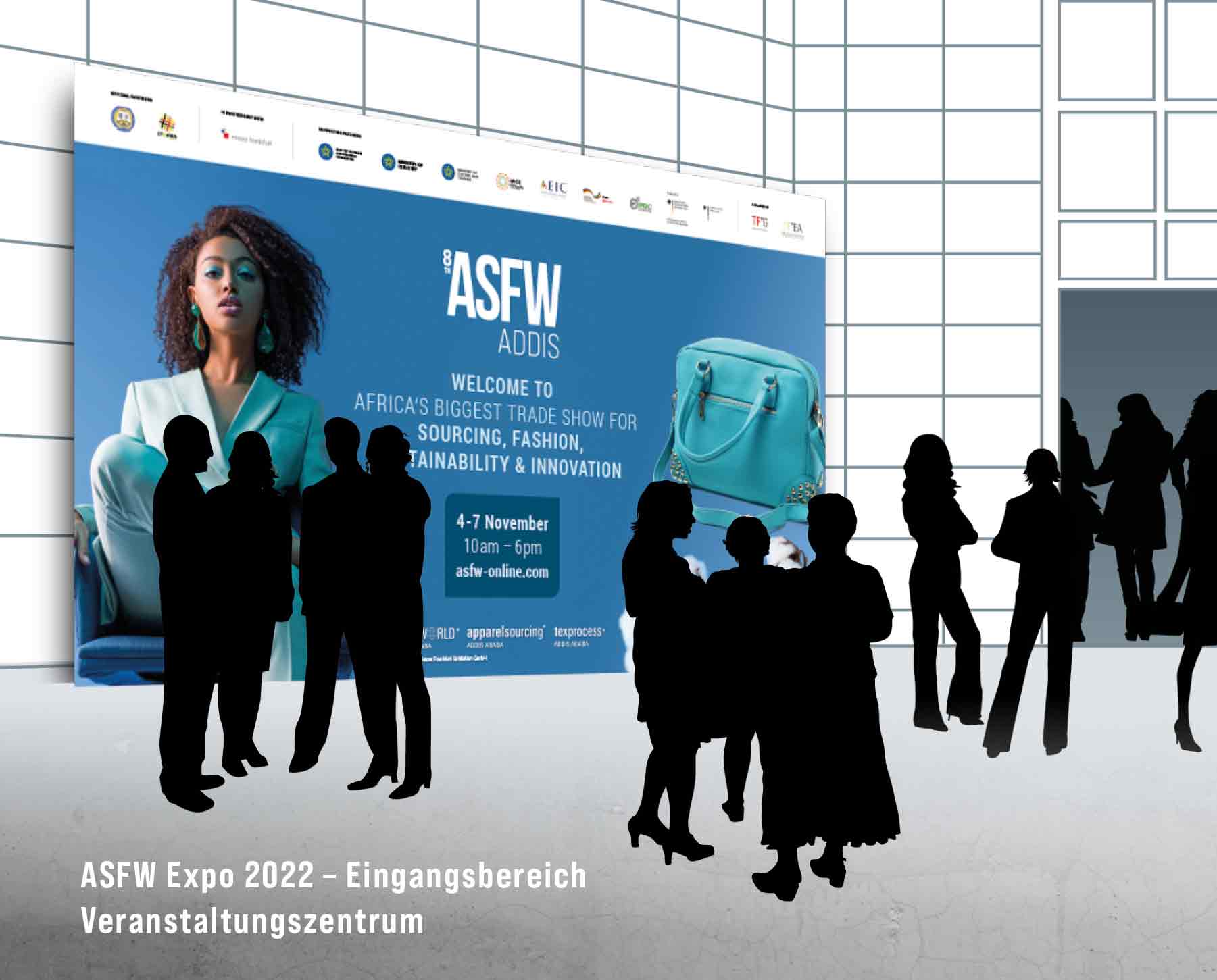 Corporate Design für internationale Messe ASFW